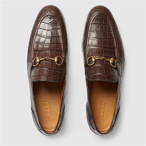 gucci jordaan loafers dames|Gucci jordaan crocodile loafer.